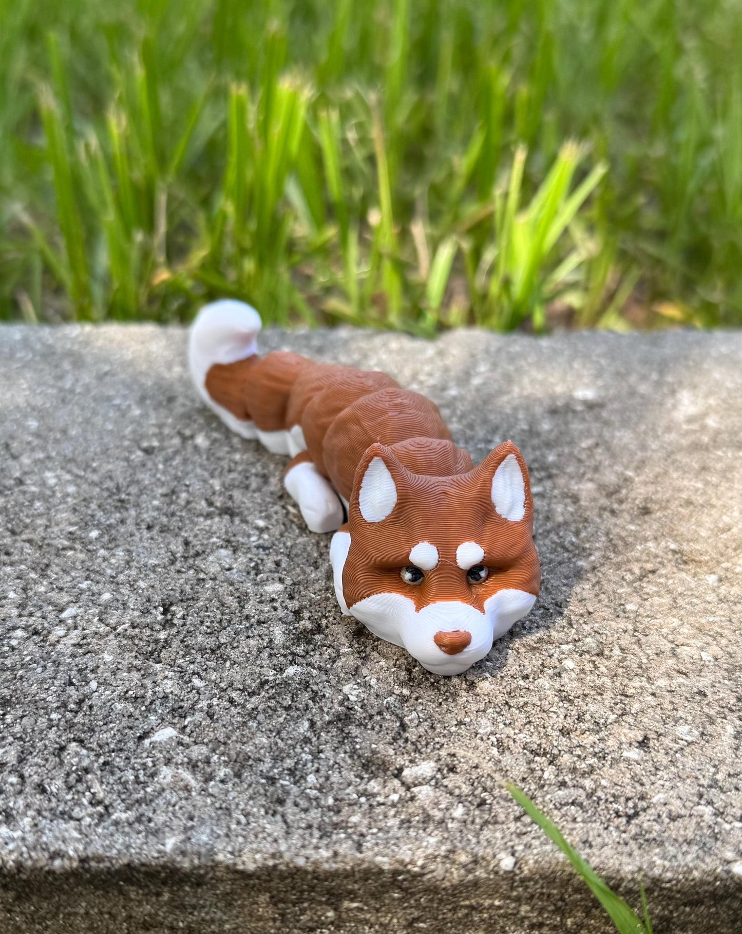 Alaskan Malamute Flexi / 3D print / desk pets / desk buddy / fidget / articulated figure