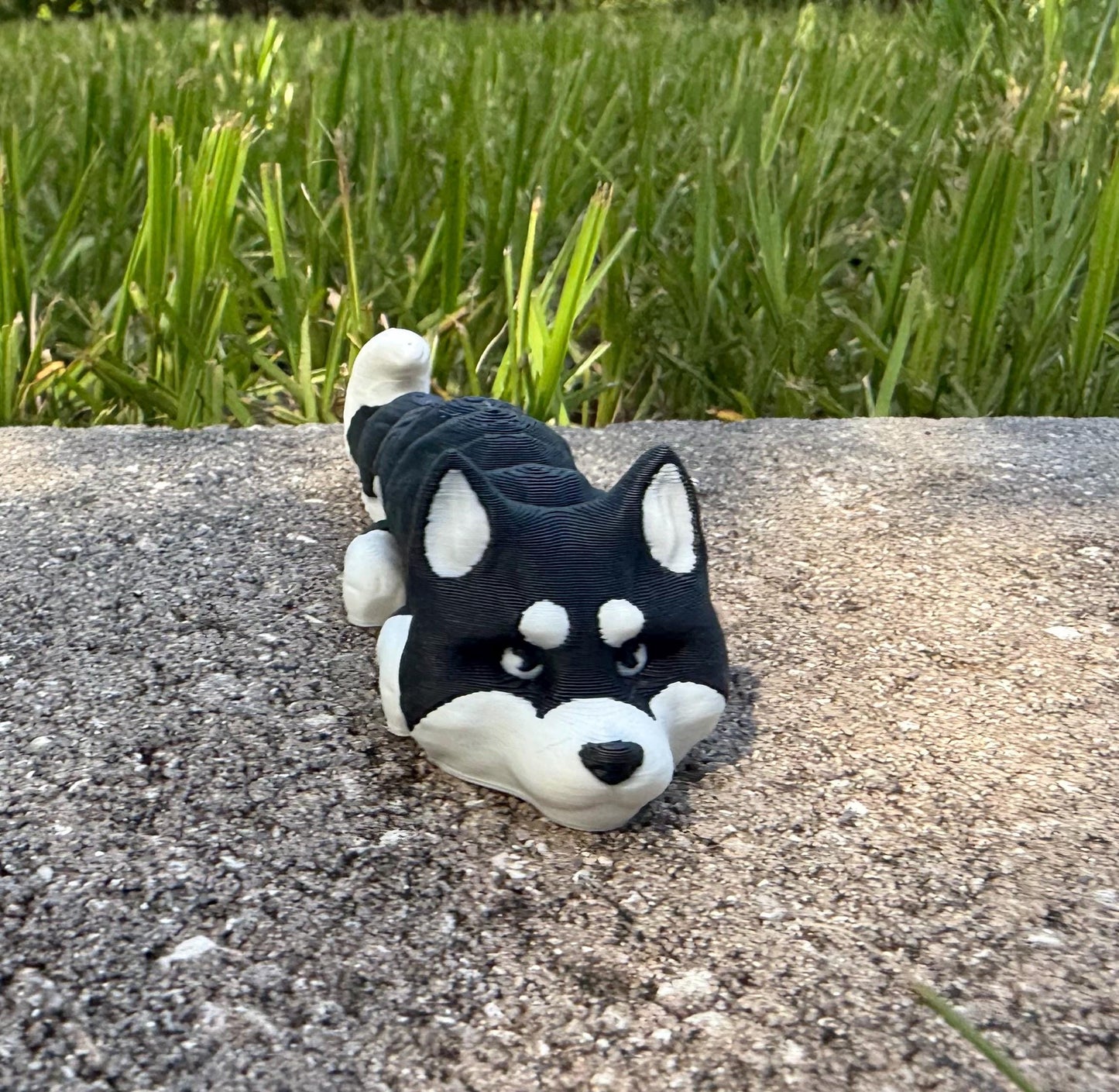 Alaskan Malamute Flexi / 3D print / desk pets / desk buddy / fidget / articulated figure
